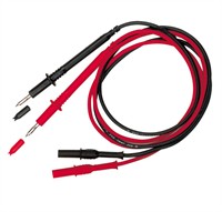 Testsladd Säkerhet 4mm Banankontakt 100cm Rak ansl. Elma