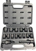 Krafthylssats 1/2" 10-24mm 14 delar 1902 Bato