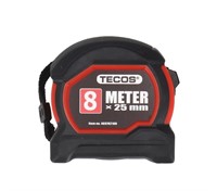 Måttband Stål 8m 25mm Class ll Tecos