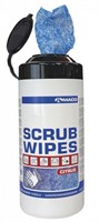 Scrub Wipes Blå Citrus 50st/Förp Maco