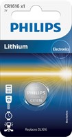 Batteri 3V Lithium 16,0x1,6mm Philips