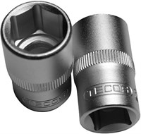 Hylsa 1/2&quot; 6 Kant Kort 16mm Tecos